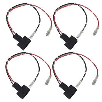 2-Pin automobilinio garsiakalbio laidų diržų adapterio kištukas universalus 
