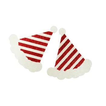 Kalėdinė skrybėlė Blizgūs spenelių užvalkalai Mieli vienkartiniai intymūs lipdukai Mielos moterys Pezoneras Push Up Apatinis trikotažas Pasties NCS178