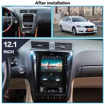 skirta Lexus GS GS300 GS350 GS400 GS430 GS460 2004-2012 automobilių multimedijos grotuvas CarPlay GPS radijas 5G navigacija Qualcomm 128GB