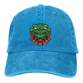 Mad Crocodile Beisbolo kepuraitė Vyriškos kepurės Moterų skydelio apsauga Snapback gyvūnų kepurės