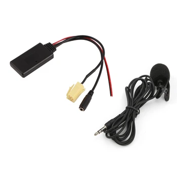 Bluetooth 5.0 AUX kabelio adapteris su mikrofonu Laisvų rankų įrangos pakeitimas Fiat 500/Grande Punto/Qubo/Fiorino