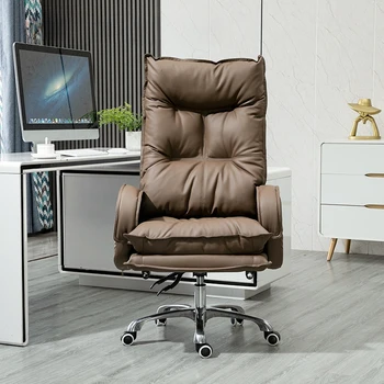 Svetainė Miegamasis Biuro kėdė Atlošiamos kėdės Riedanti tuštybė Biuro kėdė Odiniai Sillas de Escritorio Prabangūs baldai